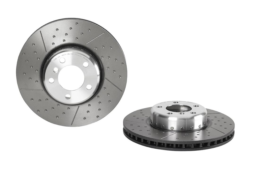 BMW Brembo Brake Kit - Pads &  Rotors Front and Rear (340mm/345mm) (Ceramic) 34218099354 - Brembo 3084165KIT